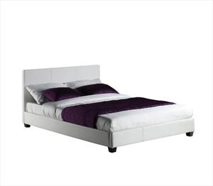 Κρεβάτι Ε8054,1 WILTON 160x200cm PU Άσπρο (ΕΩΣ 6 ΑΤΟΚΕΣ ή 60 ΔΟΣΕΙΣ)