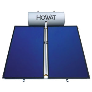 Howat Max Ηλιακός Θερμοσίφωνας 200lt/3m² Inox Τριπλής Ενέργειας με Επιλεκτικό Συλλέκτη + Δώρο Γάντια Εργασίας (Έως 6 Άτοκες ή 60 Δόσεις)
