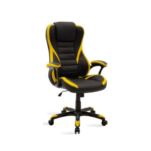 Καρέκλα γραφείου Starr gaming pakoworld pu μαύρο-κίτρινο + Δώρο Γάντια Εργασίας(Εως 6 Άτοκες ή 60 Δόσεις)