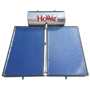 Howat Ηλιακός Θερμοσίφωνας 200lt/4m² Glass Διπλής Ενέργειας με Επιλεκτικό Συλλέκτη + Δώρο Γάντια Εργασίας (Έως 6 Άτοκες ή 60 Δόσεις)