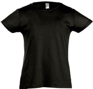 Sol s Cherry 11981 Κοριτσίστικο T-shirt με κοντά μανίκια DEEP BLACK-309