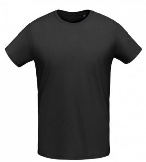 SOL S MARTIN MEN 02855 Ανδρικό T-shirt Jersey 155g/m 100% Βαμβάκι Ringspun πενιέ BLACK-312