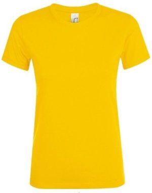 Sol s Regent Women 01825 Γυναικείο t-shirt 100% Ringspun βαμβάκι σεμί-πενιέ GOLD-301