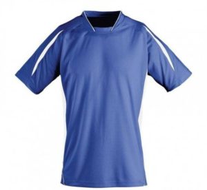 MARACANA 2 KIDS SSL 01639 Παιδική κοντομάνικη μπλούζα 100% Interlock πολυέστερ ROYAL/WHITE-913