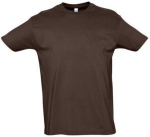 Sol s Imperial 11500 Ανδρικό t-shirt Jersey 190gr 100% βαμβάκι CHOCOLATE-398