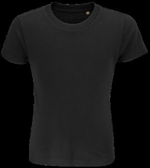 Sol s Crusader Kids - 03580 Παιδικό οργανικό T-shirt με κοντά μανίκια Jersey 150gsm 100% Βαμβάκι DEEP BLACK-309