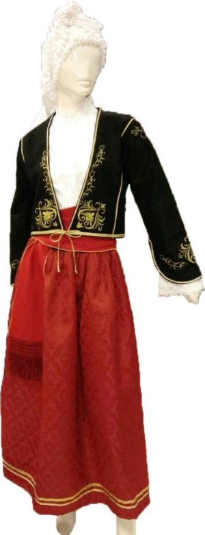 Παραδοσιακή Φορεσιά Κρητικοπούλα Κεντητή XS-XL MARK805 1 Σειρά Κολιέ