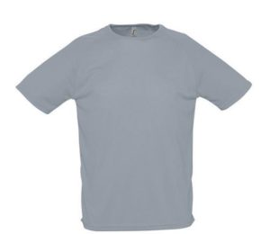 Sol s Sporty 11939 Unisex t-shirt Polyester Δίχτυ 140 γρ. 100% πολυέστερ PURE GREY - 342