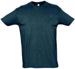 Sol s Imperial 11500 Ανδρικό t-shirt Jersey 190gr 100% βαμβάκι FRENCH NAVY-319