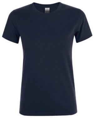Sol s Regent Women 01825 Γυναικείο t-shirt 100% Ringspun βαμβάκι σεμί-πενιέ NAVY-318