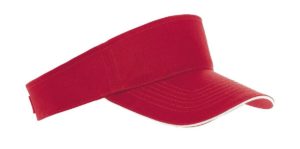 SOL S ACE 01196 100% βαμβακερό UNISEX Προσωπίδα καπέλο 6 χρώματα RED/WHITE-908