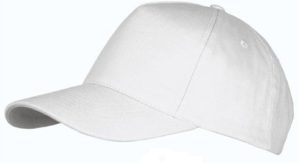 SOL S LONG BEACH 00594 βαμβάκι 260GR Πεντάφυλλο καπέλο τζόκεϊ WHITE-102
