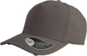 Atlantis 850 Cargo καπέλο Πεντάφυλλο καπέλο τζόκεϋ 100% Βαμβάκι DARK GREY