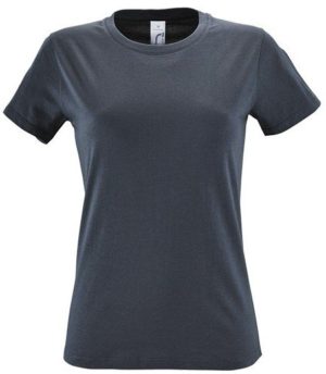 Sol s Regent Women 01825 Γυναικείο t-shirt 100% Ringspun βαμβάκι σεμί-πενιέ MOUSE GREY-381