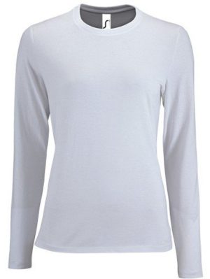 Sol s Imperial LSL Women 02075 Γυναικείο μακρυμάνικο T-shirt WHITE-102