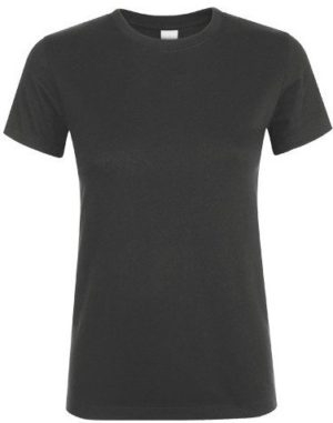 Sol s Regent Women 01825 Γυναικείο t-shirt 100% Ringspun βαμβάκι σεμί-πενιέ DARK GREY-384