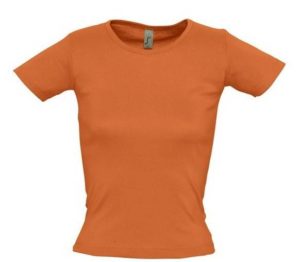 SOL S LADY R 11830 Γυναικείο T-shirt 100% Βαμβάκι Ringspun σεμί πενιέ ORANGE-400