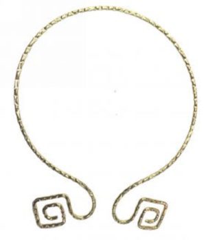Kostibas 1012-622X, Κολιέ, Αρχαιοελληνικό, Μεταλλικό, Χρυσό