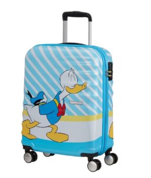 American Tourister 85667-8661 Disney Kiss Donald, Σκληρή, Μικρή/Καμπίνας, Γαλάζιο