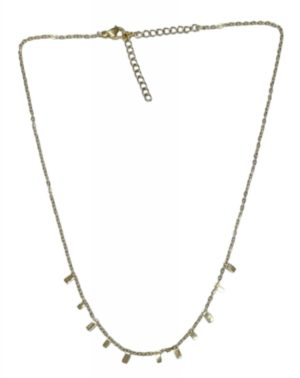 Kostibas 1013-789X, Κολιέ, Ατσάλι, Με αλυσίδα, Χρυσό