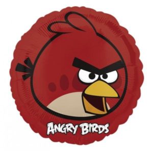 Φοιλ 18 Στρογγυλό Angry Birds Κόκκινο 43εκ. A2577001