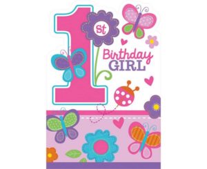 Προσκλήσεις με Φακέλους Sweet Birthday Girl M491422