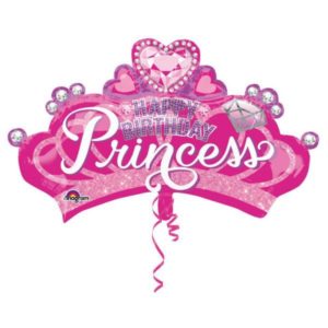 Μπαλόνι Φοιλ Σχήμα Princess Crown & Gem Birthday 81 Χ 48εκ. A3457101