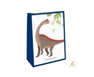 Τσάντες Δώρου με αυτοκόλλητα Happy Dinosaur 14.7 x 21 εκ / 4 τεμ M9903978