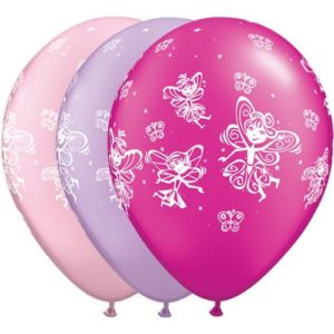 Μπαλόνια Λάτεξ 11 Fairies & Butterflies Ast. Περλέ χρώμα /25 τεμ 021573