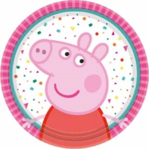 Πιάτα Χάρτινα γλυκού 18εκ Peppa Pig 8τεμ. M990633066