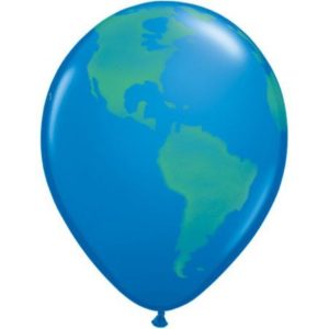 Μπαλόνια Λατεξ Globe Dark Blue 50τεμ Διάστημα 039596