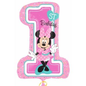 Φοιλ Μπαλόνι Σχήμα 1st Birthday Minnie Mouse A3435201