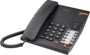 Alcatel T380 Μαύρο Ενσύρματο Τηλέφωνο Γραφείου