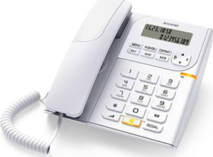 Alcatel T58 Λευκό Ενσύρματο Τηλέφωνο Γραφείου