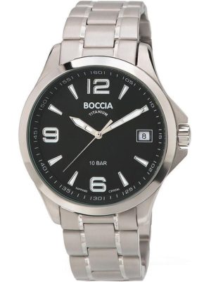 Boccia 3591-02 Men`s Watch Titanium 41mm 10ATM