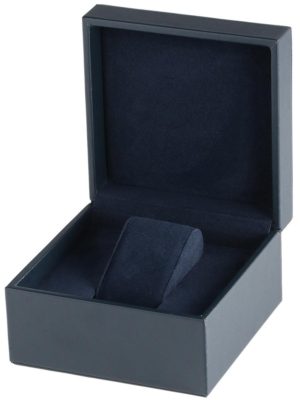 Blue leatherette watch gift box RS-3030-1BLUE