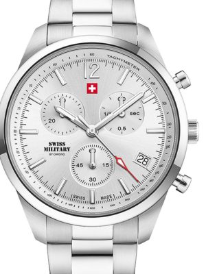Swiss Military SM34097.02 Chronograph Mens Watch 42mm 5ATM