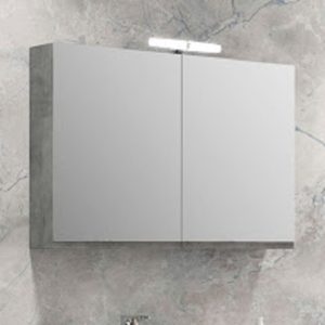 Furnibath F2A - Καθρέπτης μπάνιου με ντουλάπι 75x55