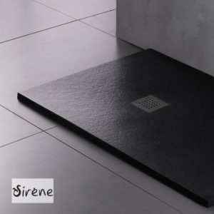 Sirene Slate 80x160 S16080 - Παραλληλόγραμμη ντουζιέρα πέτρινη