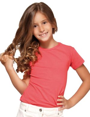 Jadea Girl κοντομάνικη μπλούζα modal-βαμβακερό ύφασμα 284 Φούξια