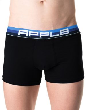 Apple μαύρο-μπλε αντρικό boxer 110936