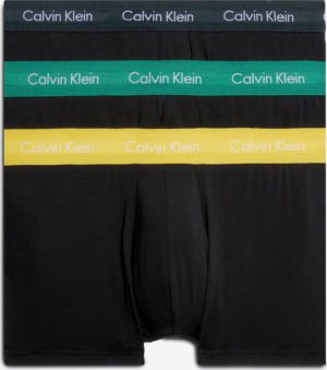 Calvin Klein 3 τμχ μαύρα αντρικά boxer με χρωματιστά λάστιχα U2664G.CA9
