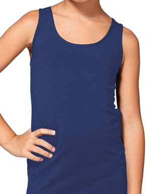 Jadea Girl αμάνικη μπλούζα modal-βαμβακερό ύφασμα 283 Navy