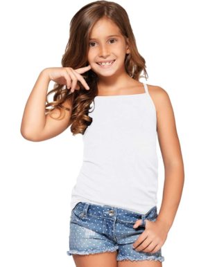 Jadea Girl μπλούζα με τιραντάκι modal-βαμβακερό ύφασμα 282 Άσπρο
