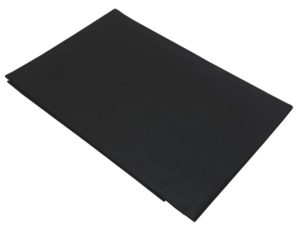 Σεντόνι ΚΟΜΒΟΣ Μαύρο μονόχρωμο Υπέρδιπλο με λάστιχο 170x200 20