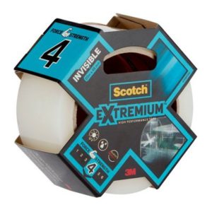Ταινία Scotch® Extremium™ Invisible Υψηλής απόδοσης 20 m x 48 mm