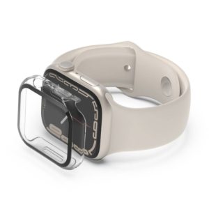 Belkin SCREENFORCE™ TemperedCurve 2-in-1 Ενισχυμένη προστασία οθόνης + θήκη Bumper για Apple watch 7 45mm - ΔΙΑΦΑΝΟ - OVG004zzCL