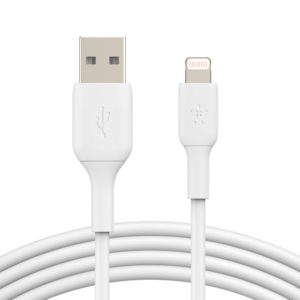Belkin CAA001bt1MWH Lightning to USB-A Cable (1m)Λευκό