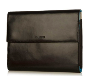 KNOMO Knomad Γνήσια Δερμάτινη τσάντα Sleeve για iPad mini 7-8, Smartphones and Tablets 8 - ΜΑΥΡΟ - KN-14-090-BLK