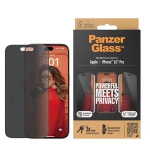 PanzerGlass Γυαλί προστασίας Fullcover Privacy Ultra-Wide Fit Case Friendly 0.3MM για Apple iPhone 15 PRO 6.1 2023 - PG-P2810